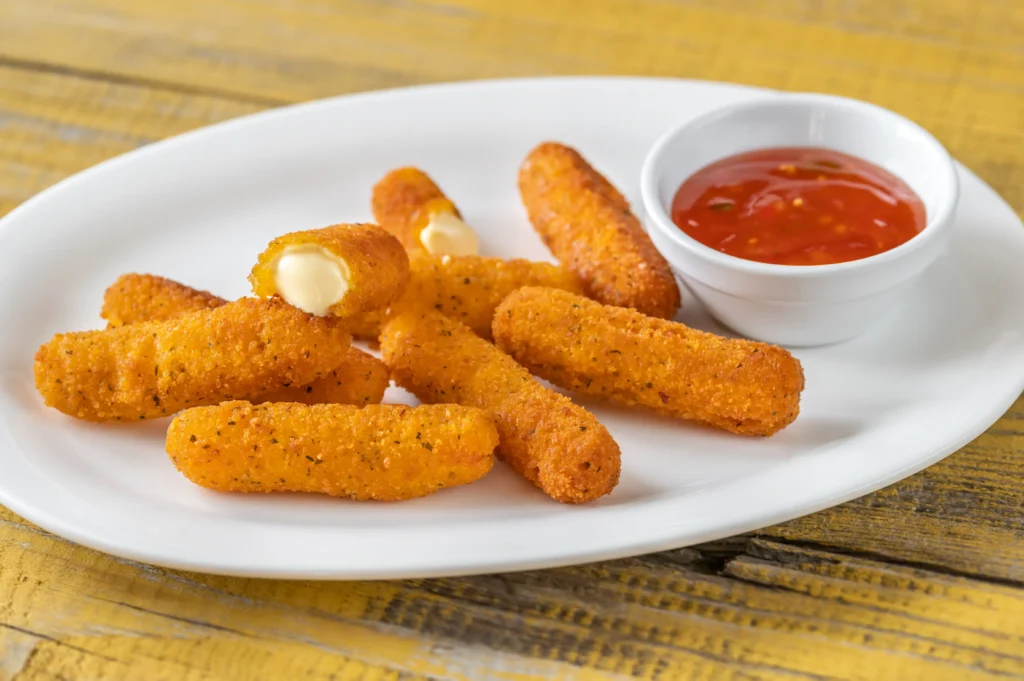 Air-Fried Mozzarella Sticks Without the Guilt 1 Ingredients for Air-Fried Mozzarella