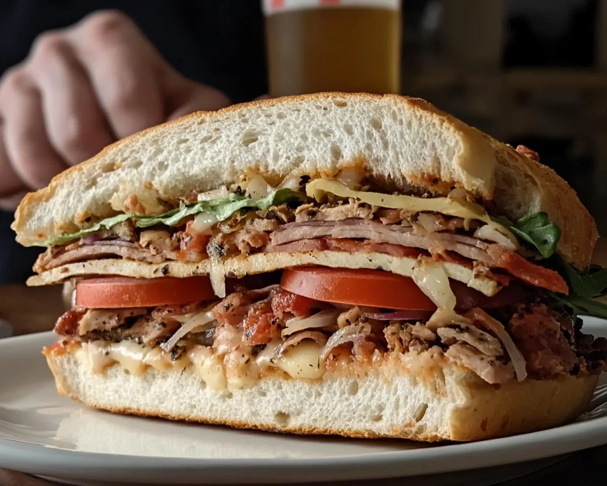 Chopped Italian Sandwich: Flavor Explosion, Easy to Make 1 Chopped Italian Sandwich