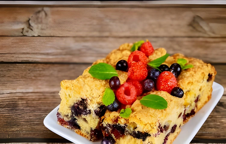Blueberry Sour Cream Coffee Cake Recipe 3 blueberry breakfast cake