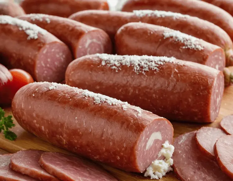 What is the white stuff in kielbasa? (Safe or Not?) 3 white coating on kielbasa