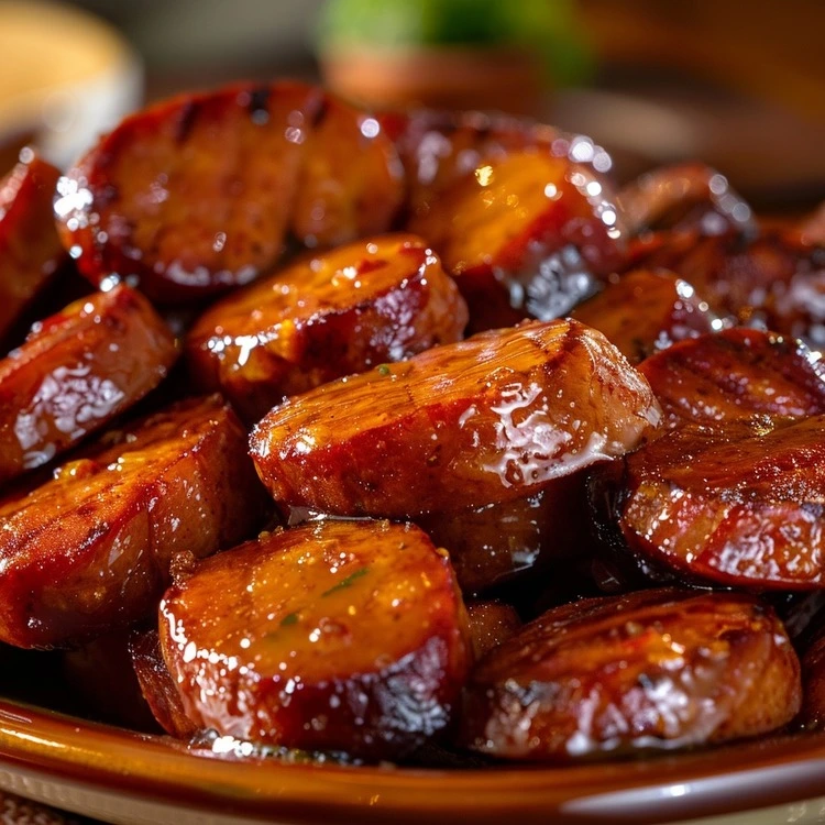 Candied Kielbasa Recipe: Sweet, Savory & Irresistible 2 Caramelized kielbasa
