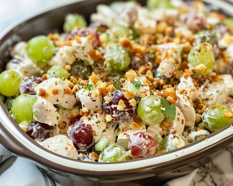 Chicken Salad Chick Grape Salad Recipe (Easy & Refreshing!) 3 Creamy Grape Salad at home