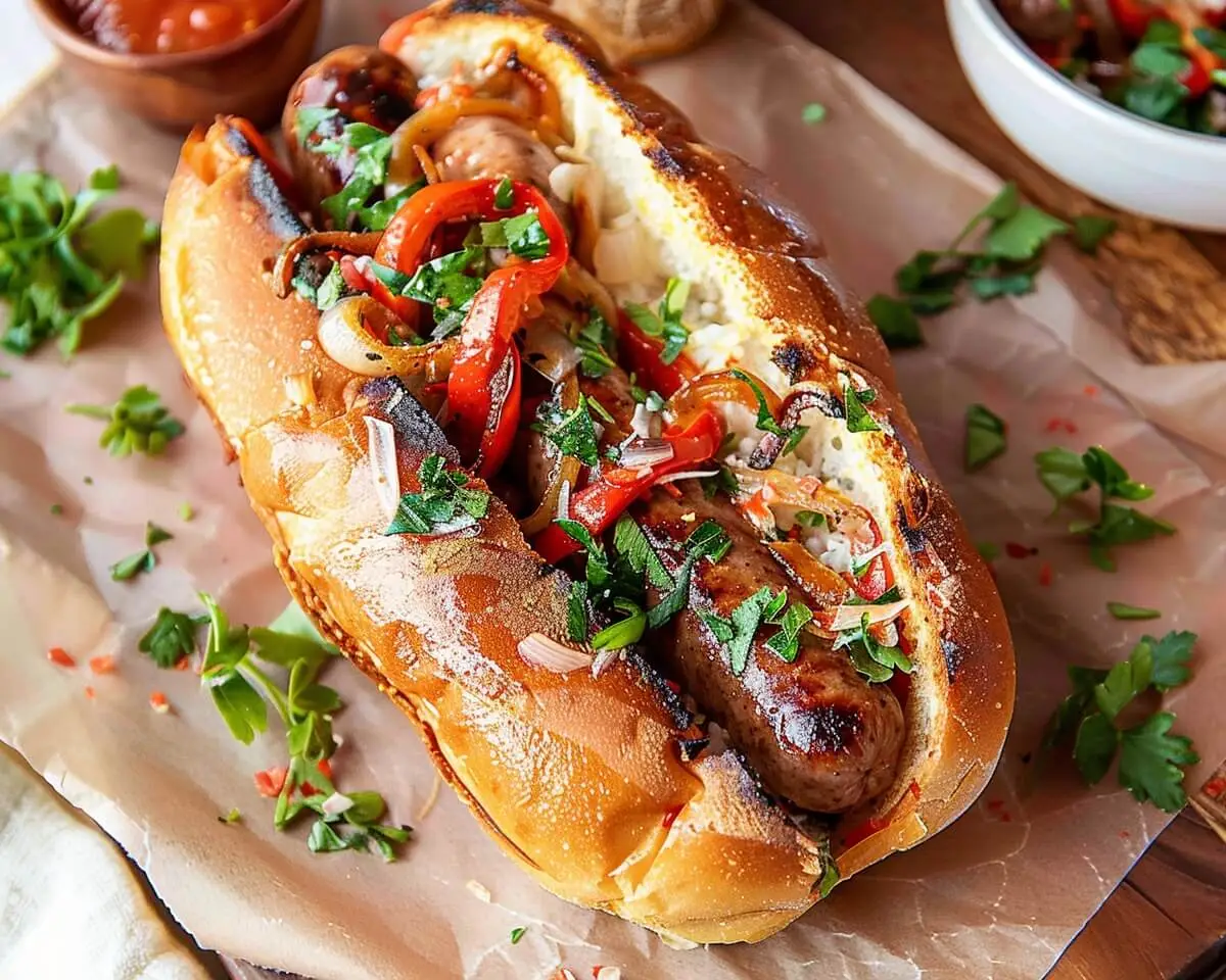 Italian Sausage Sandwich 1 Grilled Italian Sausage Sandwiches