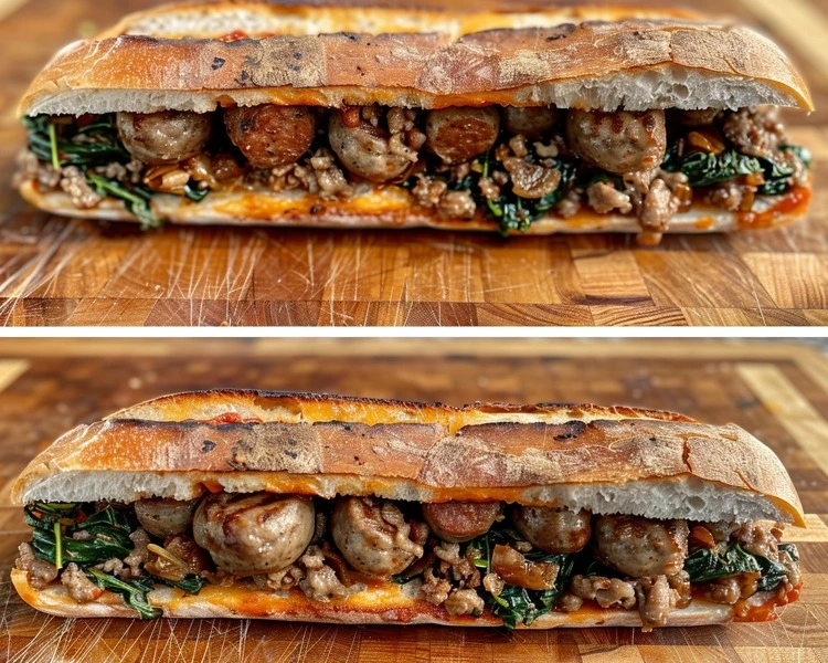 Italian Sausage Sandwich 3 Grilled sausage sandwich