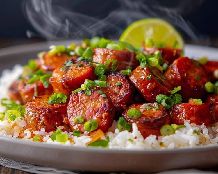 Sweet & Sour Kielbasa: A Flavorful Fusion Recipe 3 sweet and sour sausage