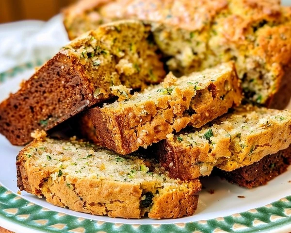 Zucchini Bread Recipe: A Delicious Way to Use Summer Squash 4 zucchini loaf of a plate