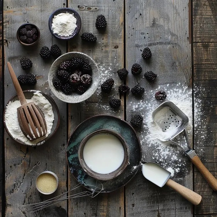 Blackberry Cobbler Recipe: Summer in a Dish 2 Fresh blackberry cobbler recipe ingredients