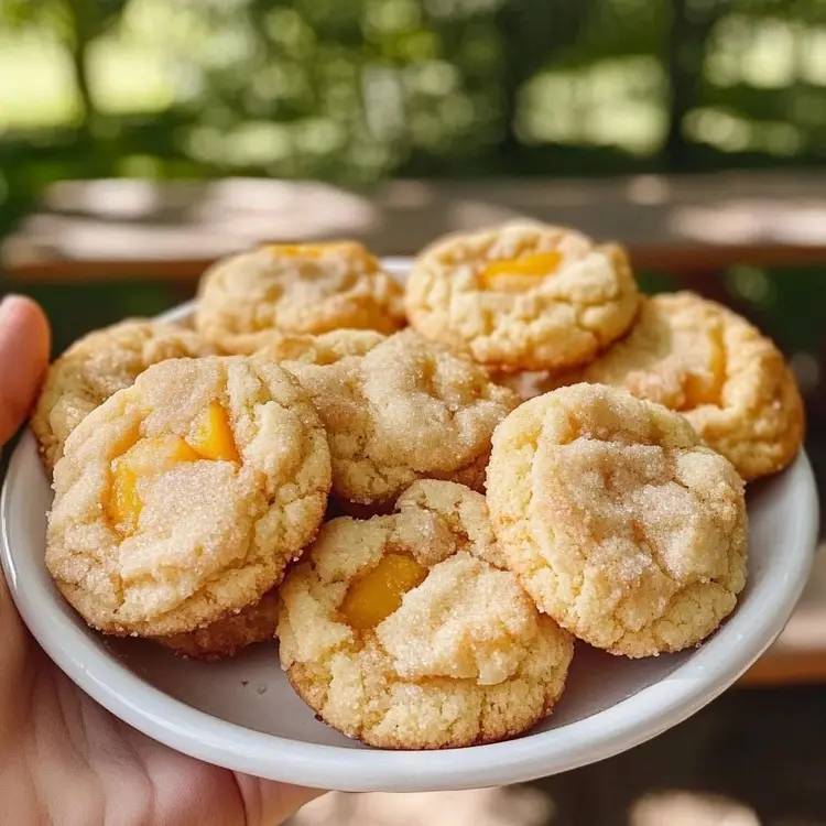 Peach Cobbler Cookies: A Homemade Summer Treat 4 peach dessert, Homemade Cookies