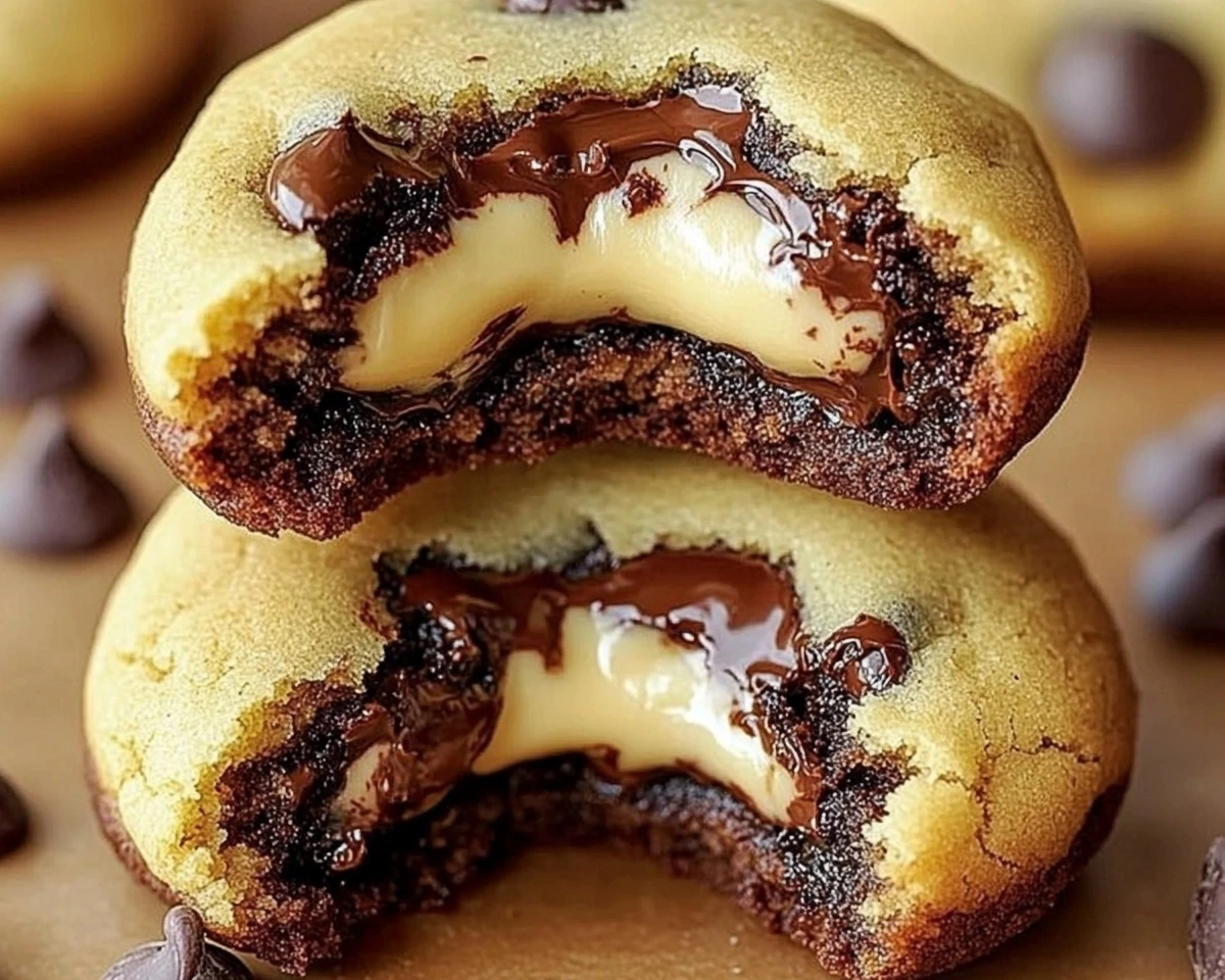 Cheesecake-Stuffed Chocolate Chip Cookies Recipe 1 how to make Cheesecake-Stuffed Chocolate Chip Cookies