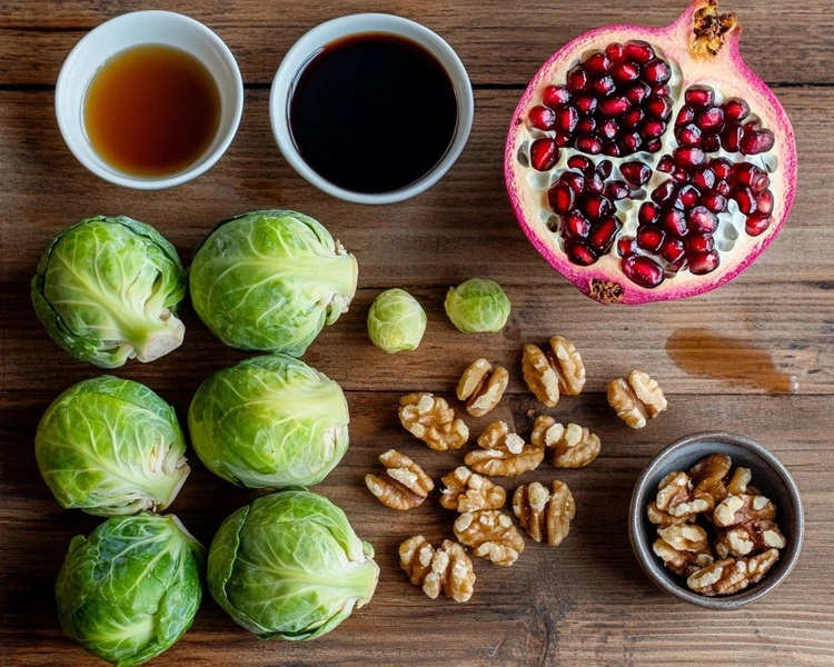 Pomegranate Brussels Sprouts 2 Easy Brussels sprouts recipe
