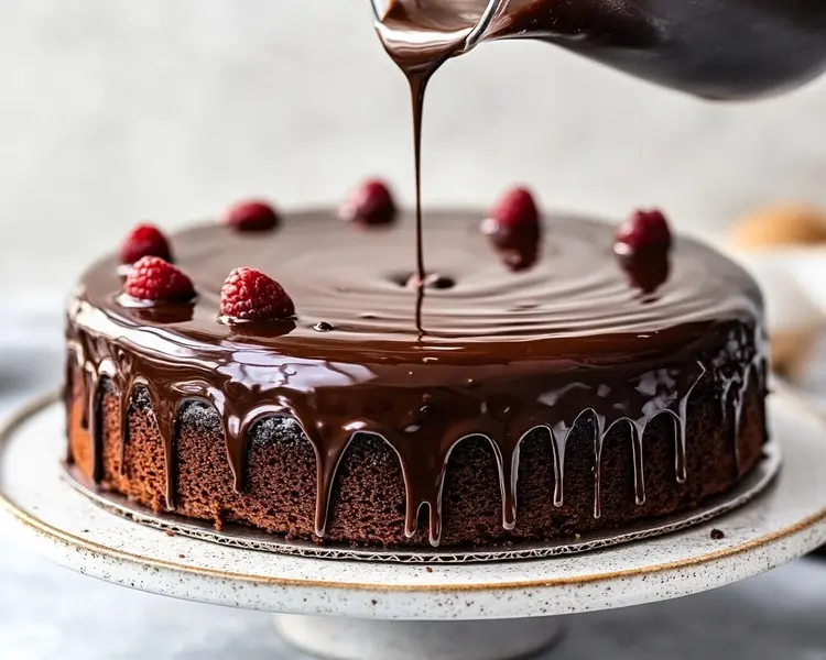 Heavenly Raspberry Chocolate Mousse Cake 3 Preparing the Chocolate Ganache