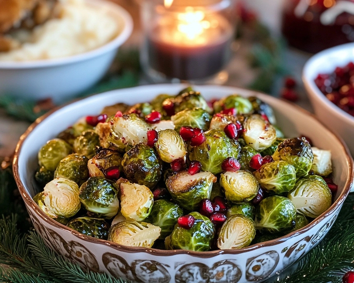Pomegranate Brussels Sprouts 1 Pomegranate Brussels Sprouts