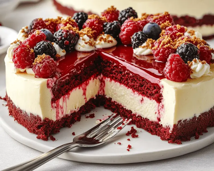 Red Velvet Cheesecake Bliss 4 Red Velvet Cake
