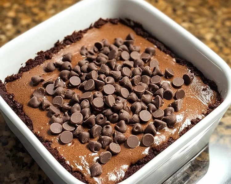 Death by Chocolate Dump Cake 4 chocolate cake with pudding