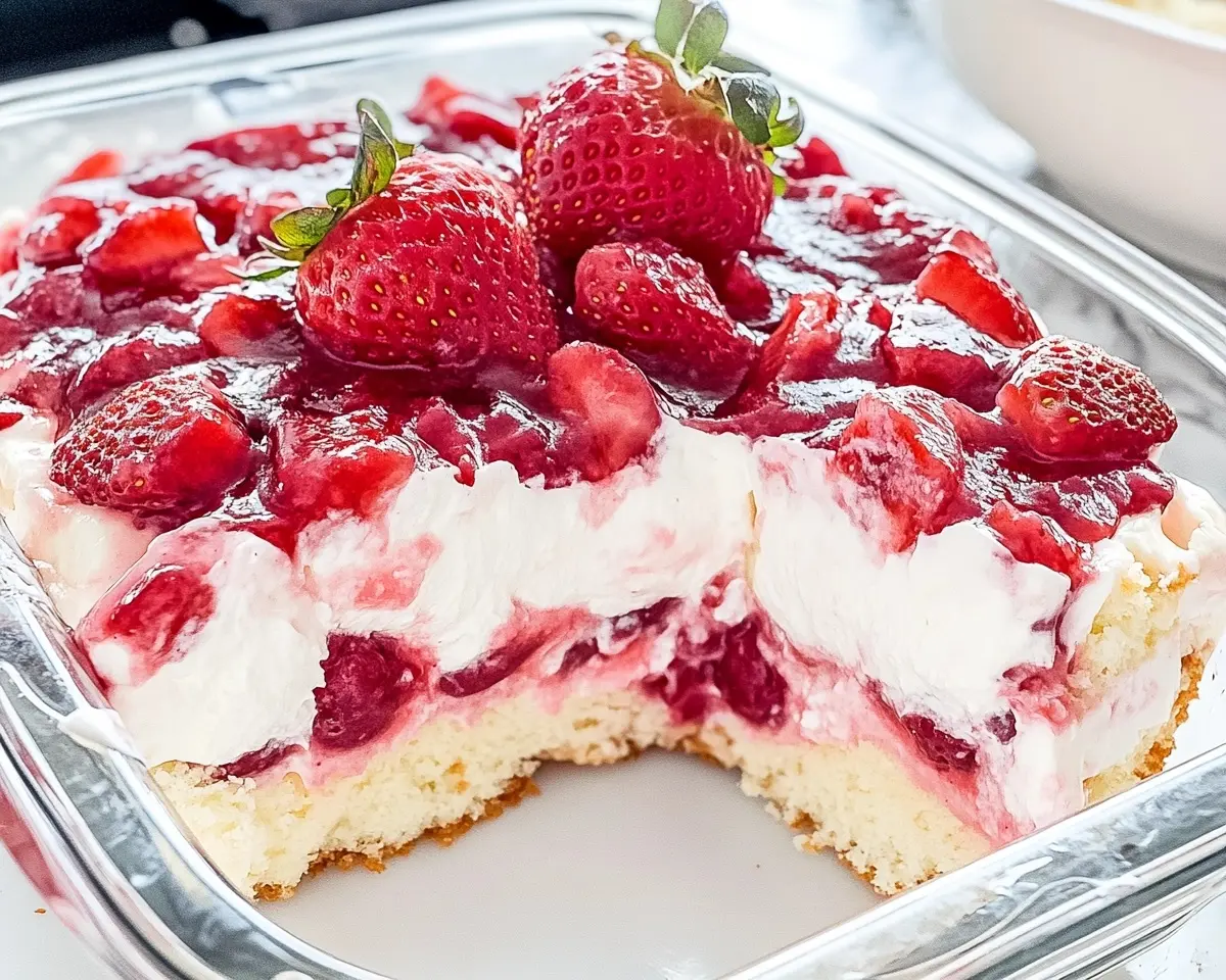Easy Strawberry Dream Cake 1 Strawberry Dream Cake