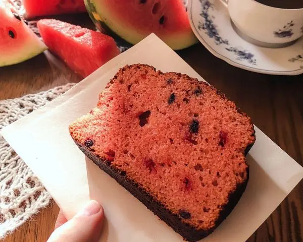 The Best Watermelon Bread Recipe 4 Watermelon Bread in a table