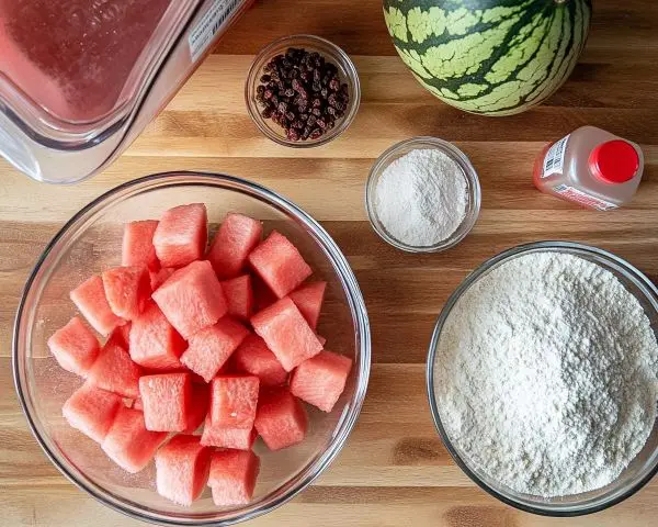 The Best Watermelon Bread Recipe 2 ingredients for Watermelon Bread