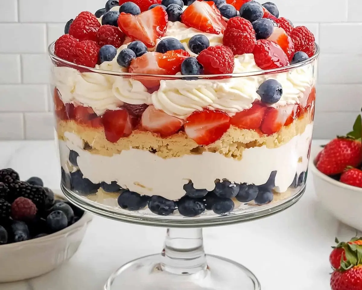 4th of July Trifle 1 4th of July Trifle