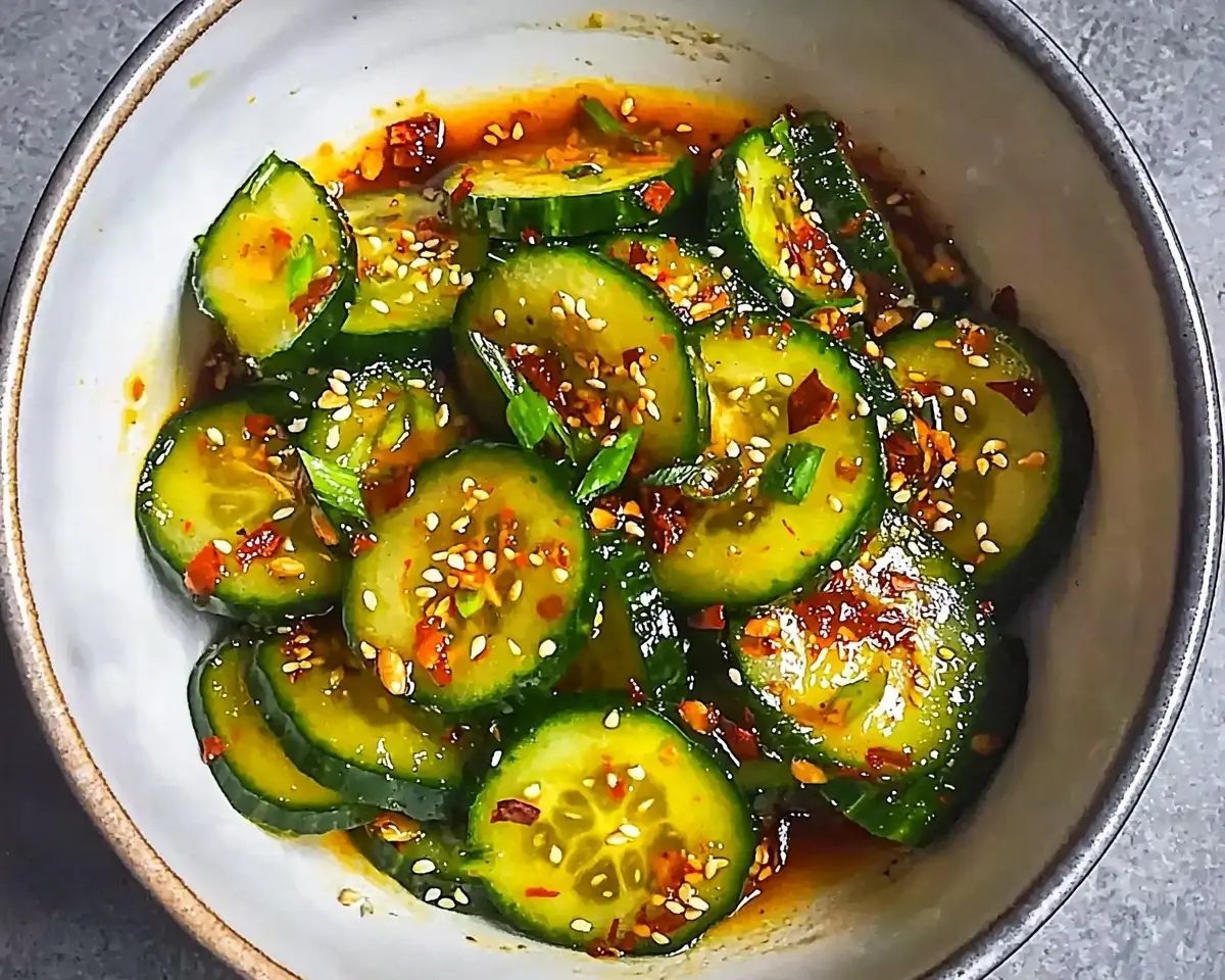 Asian Cucumber Salad 1 Asian Cucumber Salad