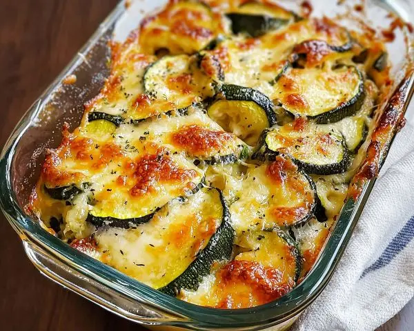 Baked Zucchini and Cheese 4 Baked Zucchini and Cheese recipe