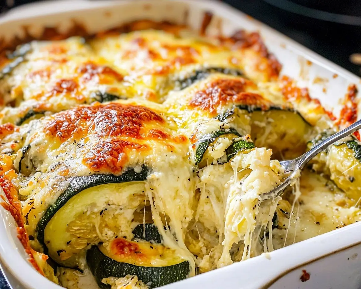 Baked Zucchini and Cheese