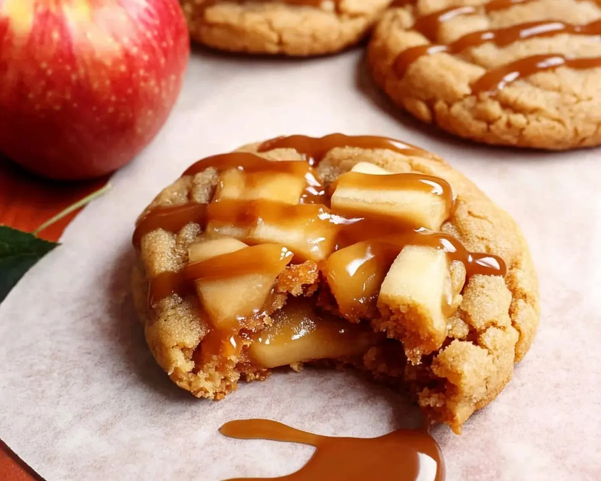 Caramel Apple Cookies
