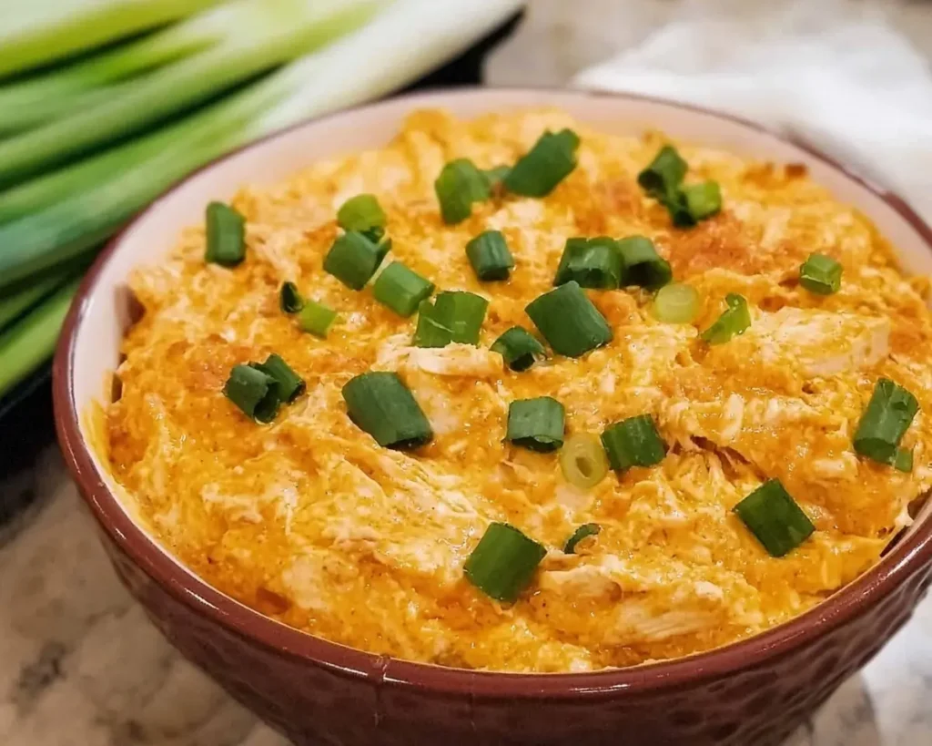 Crockpot Buffalo Chicken Dip