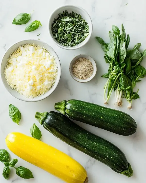 Easy Cheesy Zucchini Bake 2 Easy zucchini recipes ingredients