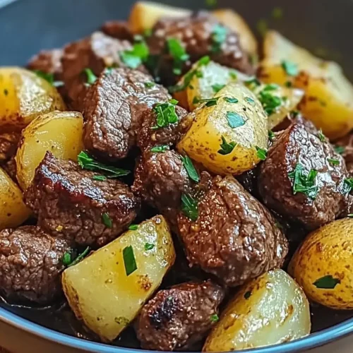 Garlic Butter Beef Bites with Potatoes Recipe 5 Garlic Butter Beef Bites with Potatoes