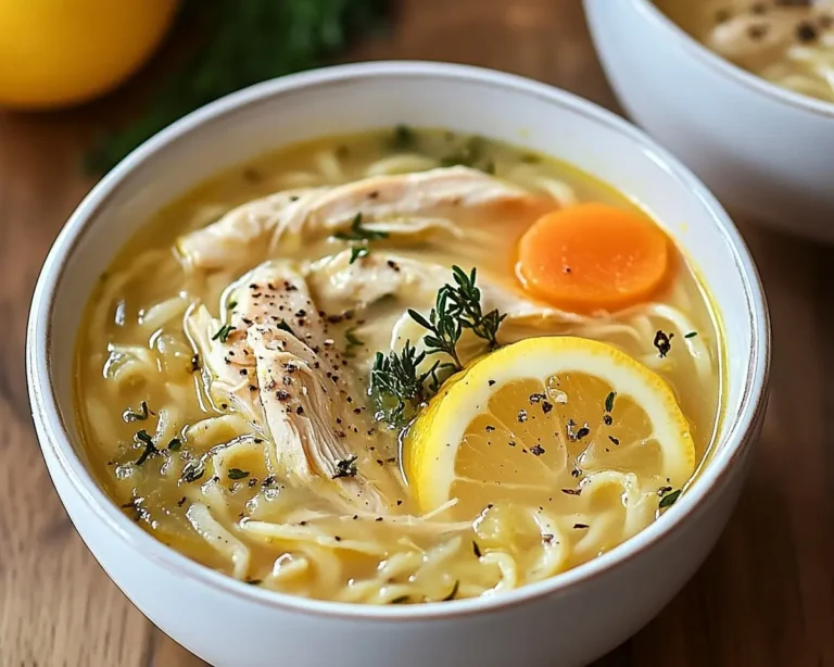 Greek Lemon Chicken Soup