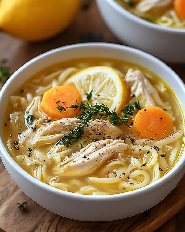 Greek Lemon Chicken Soup 3 Greek Lemon Chicken Soup recipe