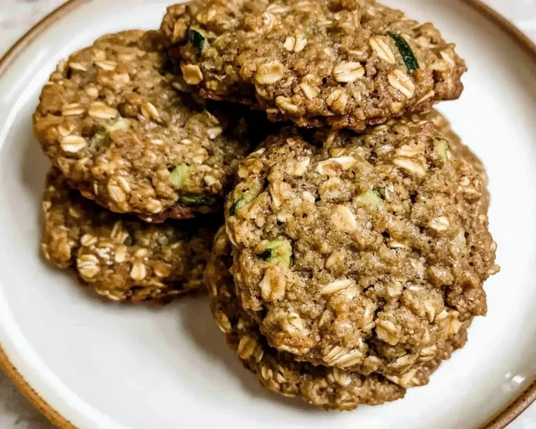 Healthy Zucchini Oatmeal Cookies
