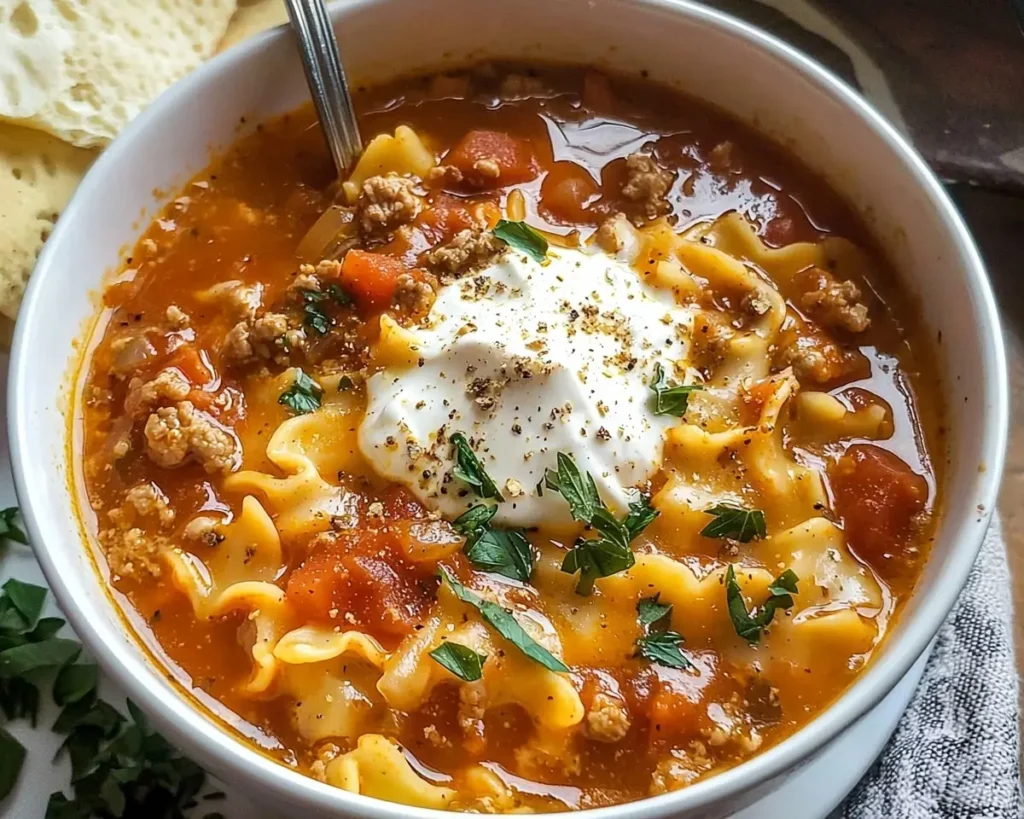 Lasagna Soup