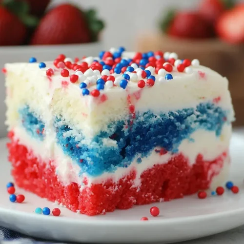 Patriotic Poke Cake Recipe 5 Patriotic Poke Cake