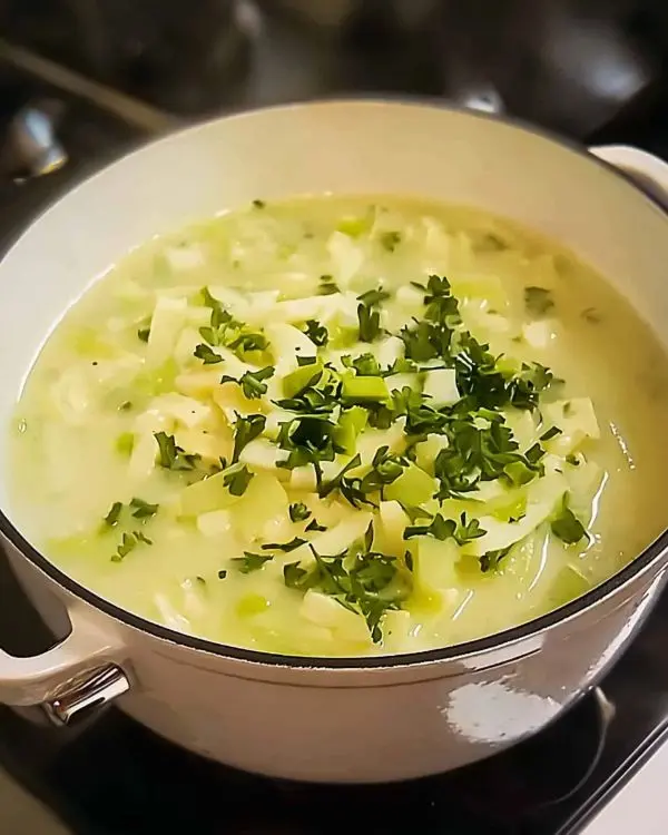 Vichyssoise Recipe 3 Preparation of vichyssoise recipe
