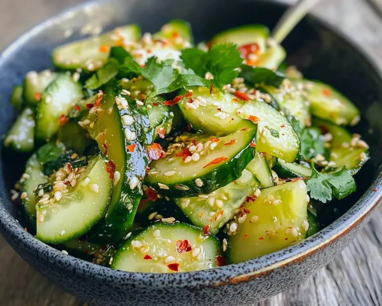 Smashed Asian Cucumber Salad