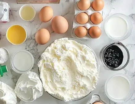 Patriotic Poke Cake Recipe 2 The ingredients for Patriotic Poke Cake
