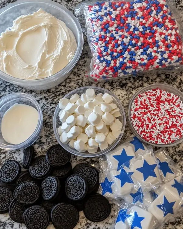 Patriotic Oreo Balls Recipe 2 best ingredients for Patriotic Oreo Balls