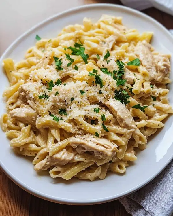 4 Ingredient Crockpot Garlic Parm Chicken 4 4 Ingredient Crockpot Garlic Parm Chicken recipe