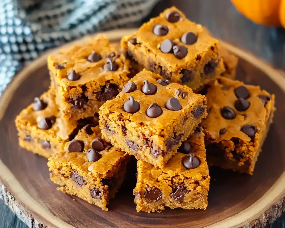 Ultimate Chocolate Chip Pumpkin Bars 1 Chocolate Chip Pumpkin Bars