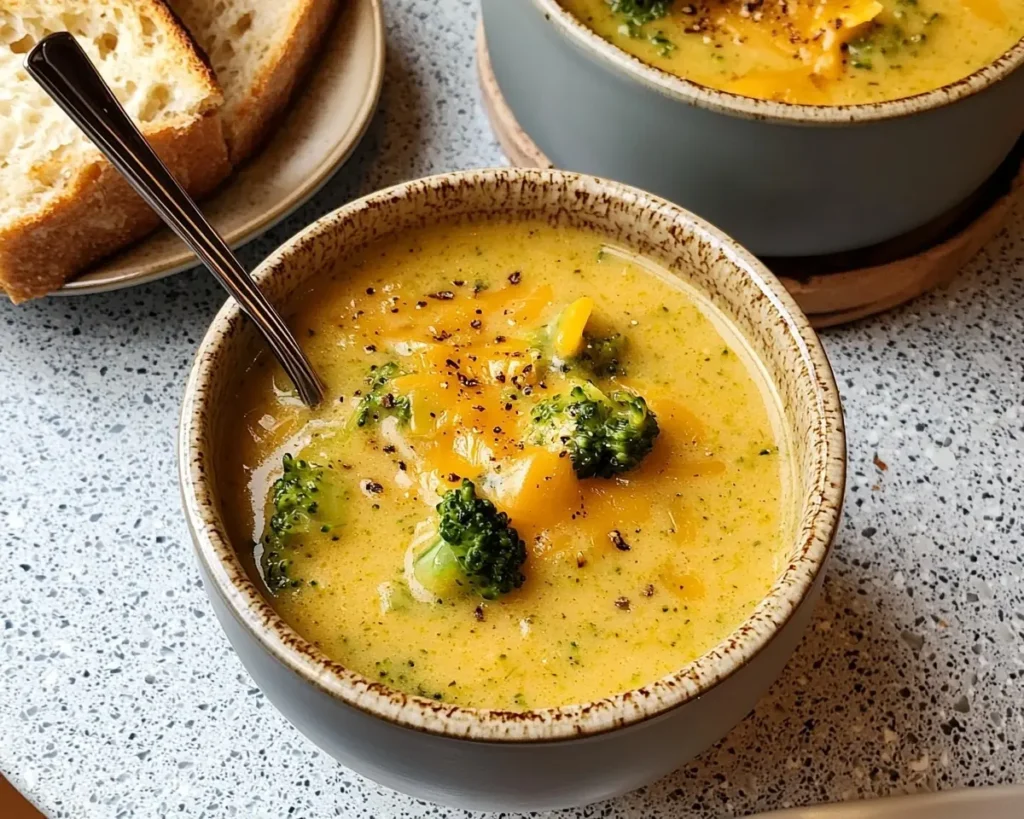Creamy Broccoli Cheddar Soup