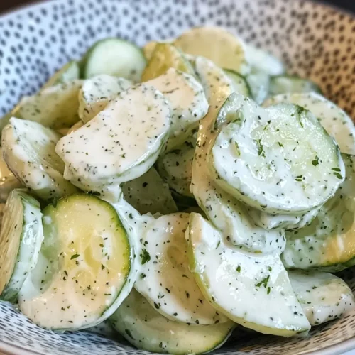 Creamy Cucumber Salad 5 Creamy Cucumber Salad