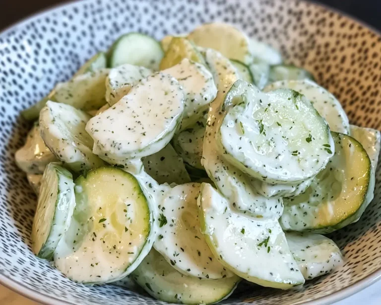 Creamy Cucumber Salad