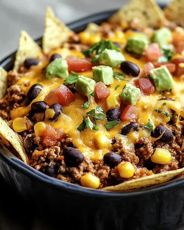 Crockpot Taco Casserole 4 Crockpot Taco Casserole recipe