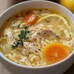 Greek Lemon Chicken Soup