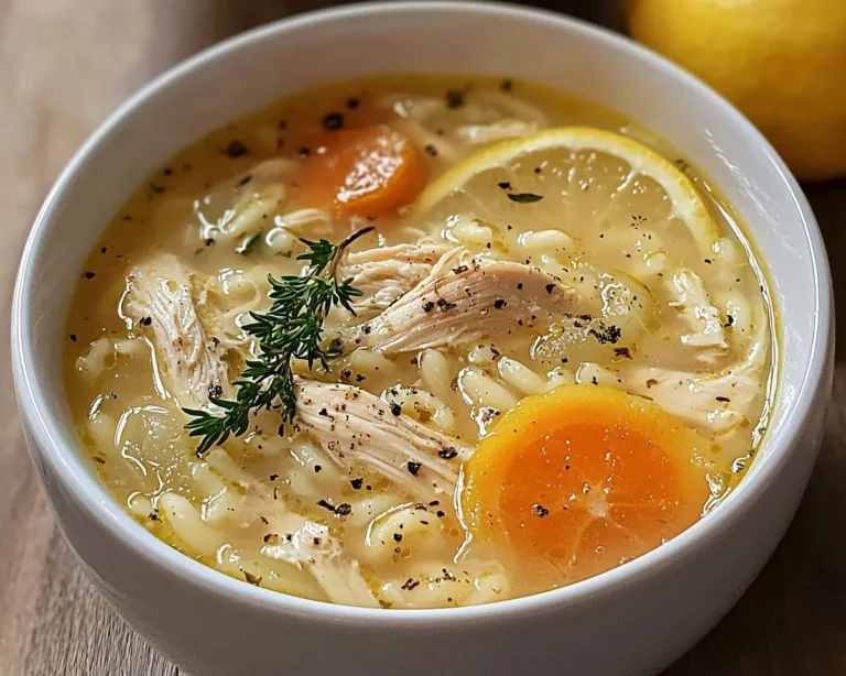 Greek Lemon Chicken Soup