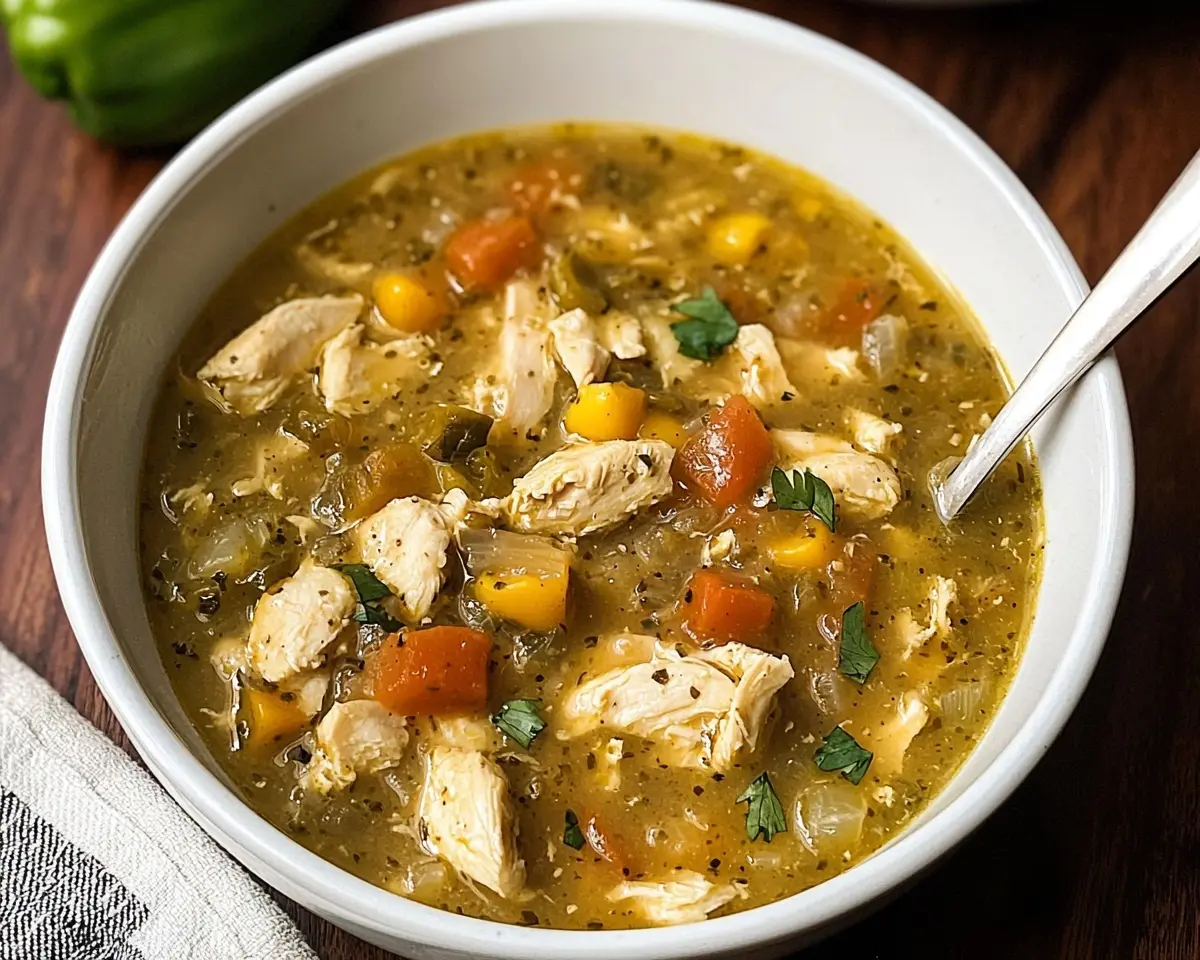 Green Chile Chicken Stew