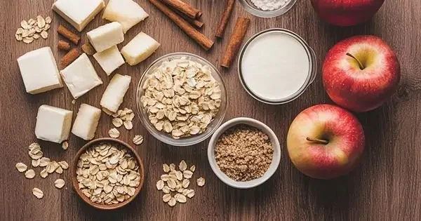 Apple Crisp Mini Cheesecakes 2 Ingredients for Apple Flavored Desserts
