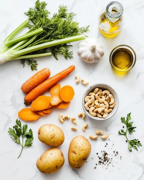 Vegan Carrot Potato Soup 2 Ingredients for Carrot Potato Soup