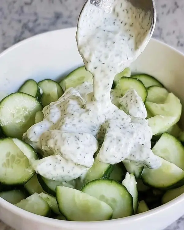 Creamy Cucumber Salad 3 Meal Prep Cucumber Salad
